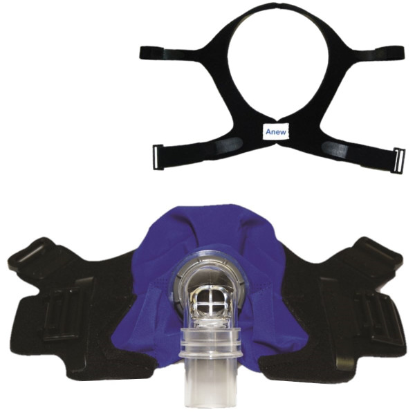 SleepWeaver Anew Full Face Cloth CPAP Mask Kit-Circadiance